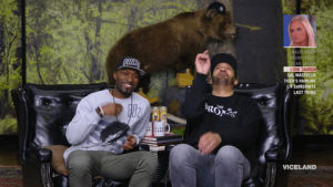 tv,funny,reactions,entertainment,throw,desus and mero,toss