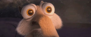 happy,ice age,scrat,yas,ice age collision course,happy tears,tears,emotional
