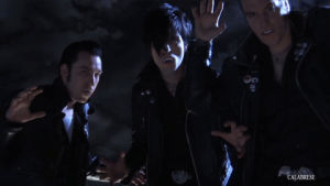 music video,halloween,vampire,punk rock,dark rock,death rock,calabrese,bobby calabrese,jimmy calabrese,davey calabrese,calabrese band,graveyard,leather jacket,fangs,cemetery,the traveling vampire show
