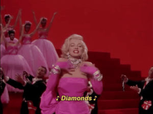diamonds are a girls best friend,marilyn monroe,gentlemen prefer blondes,diamonds