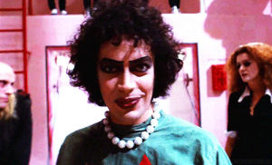 70s,tim curry,rocky horror picture show,dr frank n furter,the rocky horror picture show,1975,set,halloween,musical,columbia,riff raff,magenta,richard obrien,time wa,jim sharman,patricia quinn,nell campbell