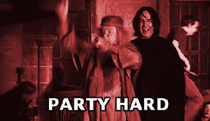 harry potter,hogwarts,party,dumbledore