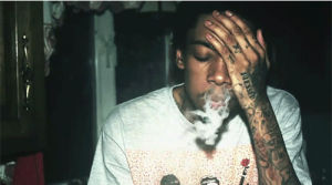 wiz khalifa,fun,smoke,smoking,blowing smoke