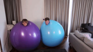 joe sugg,balloon,funny,weird,crazy,challenge,bounce,oli white