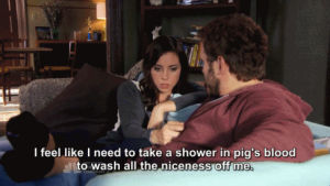 pigs blood,parks and recreation,nice,aubrey plaza,april ludgate,7x08,ms ludgate dwyer goes to washington