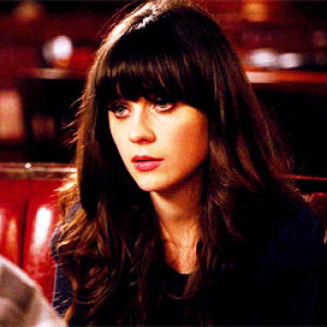 disappointed,sad,zooey deschanel,new girl