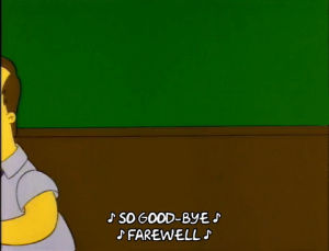 homer simpson,season 5,episode 1,goodbye,chief wiggum,farewell,5x01