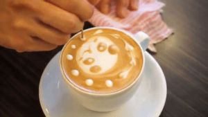 hearts,cute,kawaii,japan,panda,i love you,tokyo,latte art