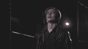 the basketball diaries,cigarette,leather jacket,black and white,smoke,1990s,leonardo dicaprio,handsome,young leo dicaprio