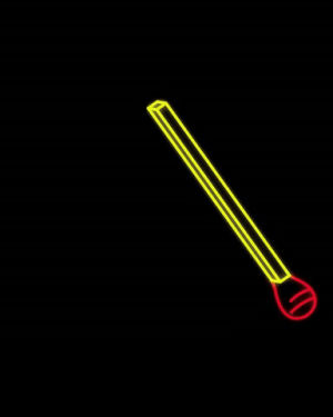 neon,art,animation,fire,neon lights,burn,illustration,matches,lights,sign,sketch,match,flame,drawing,strike,lucky strike