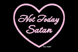 not today satan,pastel,sparkly,transparent,kawaii,pink,heart,glitter