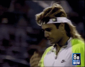 andre agassi perruque