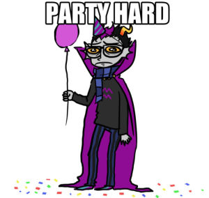 homestuck,forever alone,eridan,party hard