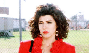 unimpressed,marisa tomei,so what,not impressed,my cousin vinny,attitude,squinting