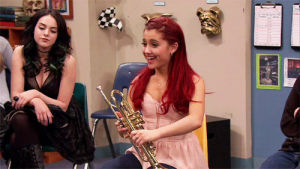 movie,ariana grande,smile,victorious,red hair,curly hair