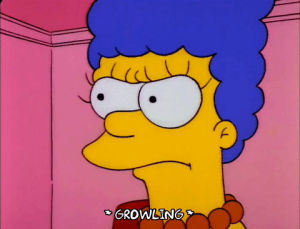 scowling,season 3,marge simpson,angry,episode 20,upset,3x20,90s tv