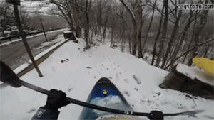 kayaking,snow