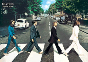 the beatles,abbey road,3d,acid,stereogram,psychedelic,lucy in the sky with diamonds,trippy,lsd,shrooms,wigglegram