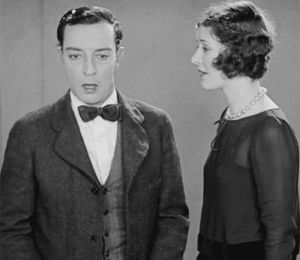 maudit,buster keaton,the cameraman,marceline day,and kiss
