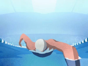 swimming,animation,swim,swimmer,motivation,exercise,olympics,water,pool,jelly london,blackmeal