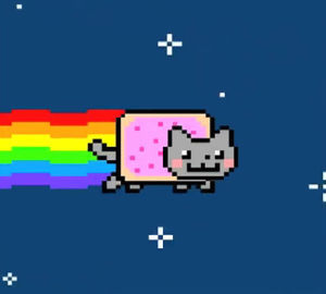 rainbow cat,poptart,rainbows,stars