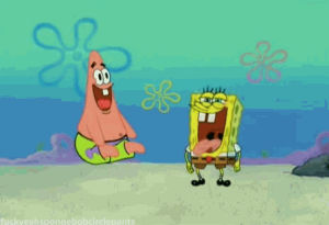spongebob,spongebob and patrick,spongebob and patrick excited,spongebob squarepants,excited,spongebob excited