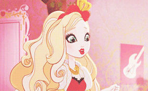 ever after high,wink,winking,point,pointing,eah,you got it,apple white,you bet