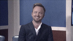 i see what you did there,corny joke,heyo,laughing,stephen colbert,finger,aaron paul,late show,community calendar