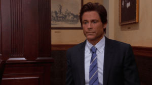 its happening,rob lowe,parks and recreation,chris,parks and rec,chris traeger,this is it,oh god its happening right now