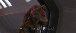 GIF jar jar binks, star wars, guerra de las galaxias, mejores GIF animados ...