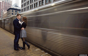 love,animation,couple,train,chicago,fast,tumblr featured,february,engagement,blur