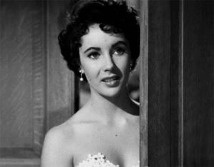maudit,elizabeth taylor,movies,happy,smiling,watching,montgomery clift,george stevens,a place in the sun