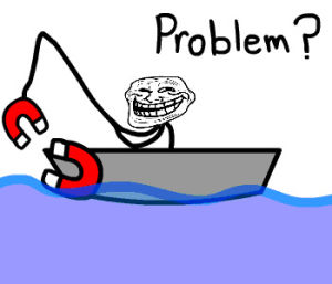 troll,magnets,submission,problem,funny picture,funny troll,boat magent engine,boat engine magnets