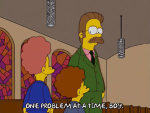 episode 7,angry,upset,season 15,ned flanders,ned,todd flanders,rod flanders,15x07