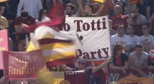 tifosi,soccer fan,football,soccer,reactions,flag,roma,calcio,as roma,totti,lets go,asroma,romagif,supporters,francesco totti,waving flag,i think im just coming off as annoying,ofgwkta,oldskool,ms pac man struck a blow for womens rights