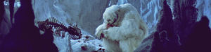 hoth,wampa,movies,star wars,the empire strikes back,ice cave,ice creature