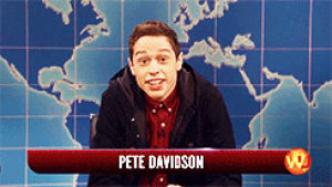 pete davidson,snl,saturday night live,weekend update,my shit,hes so cute i want to cry