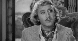 perhaps,maybe,gene wilder,reaction,eye roll,thinking,thinking about it,well maybe