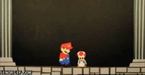 super mario,mario,toad,video games,videogames,hes probably getting super cool power ups now