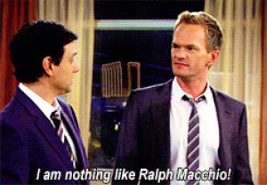 ralph macchio,how i met your mother,himym,500,barney stinson,ted mosby,marshall eriksen,one time at band camp