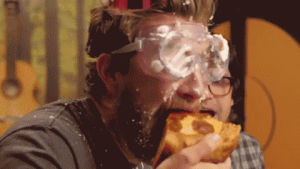 gmm,food,pizza,rhett and link,eating challenges