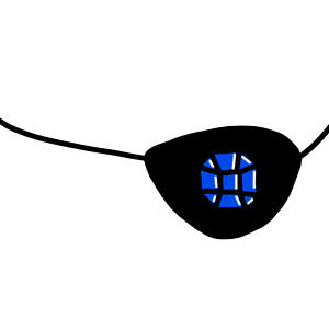 eyepatch,transparent