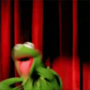 crazy,kermit,dance,scare,reaction,reactiongifs,excited