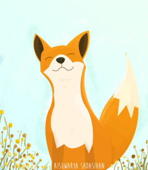 fox,fun,spring,animation,cute,colours
