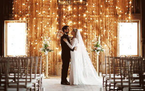 wedding,bride,animation,lights,groom,barn,cottonwood