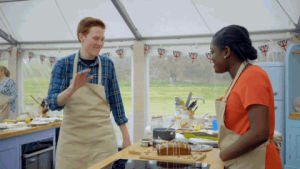 great british baking show,high five,season 4,andrew,gbbo,pbsbakingshow,bake,bake off,gbbs,benjamina