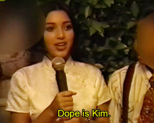 kim kardashian,kanye west,video,dope,kardashian,kim,jenner,1994,kim kardashian west,kk,define dope,dope is kim