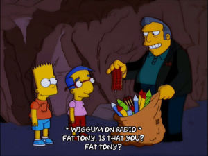 bart simpson,episode 18,season 12,milhouse van houten,fat tony,12x18