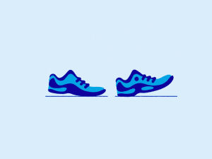 loop,shoes,walk,run,gym,blue suede shoes,sneakers,walk cycle,exercise,jog,power walk,jonas mosesson,keep walking,pw,long walk,walk on by,wanna go for a run