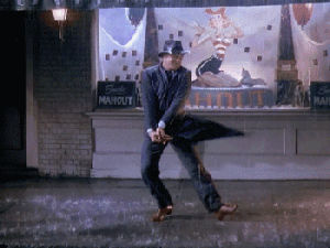 rain,happy dance,singing in the rain,dance,gene kelly,movie